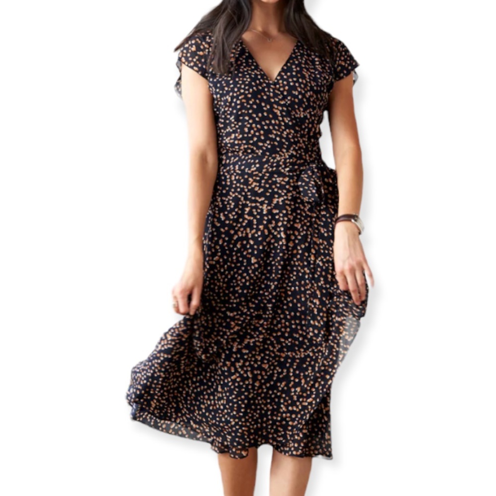Bluffworks Womens Dress Aries WrapDress COLOR Pebble Navy